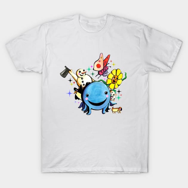 Oswald the Octopus T-Shirt by artbysavi